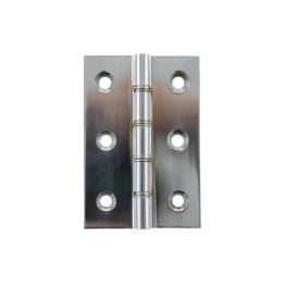 Atlantic Washered Hinges 3" x 2" x 2.2mm without Screws - Polished Chrome (Pair)