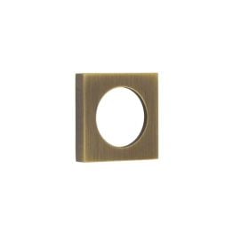 Burlington Plain Square Outer Rose for Burlington Escutcheon Antique Brass - By Frelan Hardware - BUR171AB