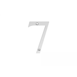 Numerals (0-9) Number 7 - Satin Chrome