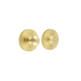 Burlington Turns & Releases Inner 1 Knurled Rose Satin Brass - By Frelan Hardware - BUR-80SB-55SB