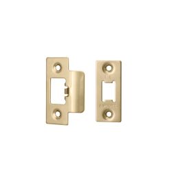 Forend Strike & Fixing Pack To Suit Heavy Duty Tubular Latch-Pvd-Square Forend - PVD