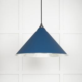 Smooth Nickel Hockley Pendant in Upstream