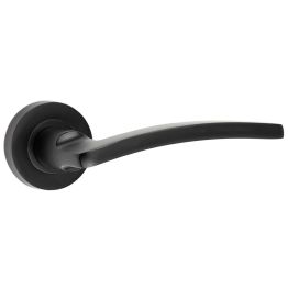 Nero Noir Lever Black Door Handle - By Frelan Hardware - JMB700