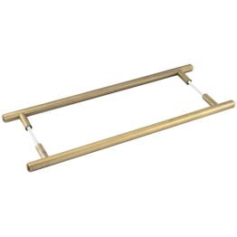 Burlington Belgrave Pull Handles 425 X 20mm Back to Back Antique Brass - By Frelan Hardware - BUR1000ABB2B