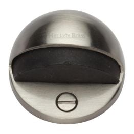 Heritage Brass Shielded Door Stop Satin Nickel finish