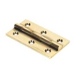Aged Brass 2.5" Butt Hinge (pair)