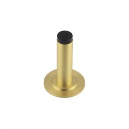 Burlington Plain Wall Mounted Door Stops Stepped Rose Satin Brass - By Frelan Hardware - BUR-970SB-973SB