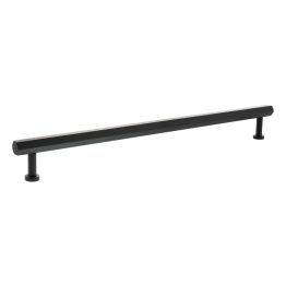 Millhouse Brass Pennington Hexagonal T-Bar Cabinet Pull Handle 320mm - Matt Black