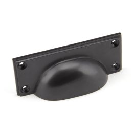 Aged Bronze Art Deco Drawer Pull