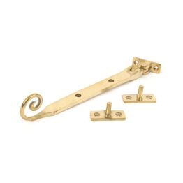 Polished Brass 8" Monkeytail Stay