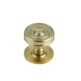 Bloomsbury Cupboard Knobs Satin Brass - By Frelan Hardware - BUR111SB
