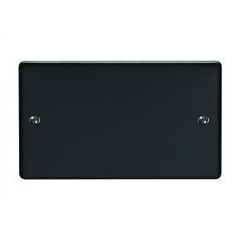 Eurolite Enhance Decorative Double Blank Plate Matt Black