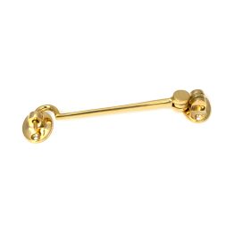 Polished Brass 6" Cabin Hook