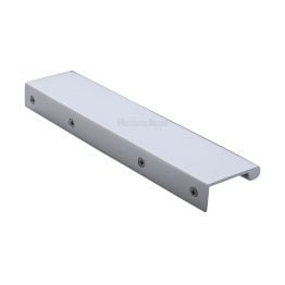 Heritage Brass EPTR Edge Pull Cabinet Handle 200mm Polished Chrome finish