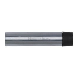 Heritage Brass Cylindrical Door Stop Without Rose 64mm Satin Chrome Finish