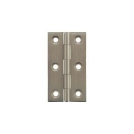 Millhouse Brass Cabinet Butt Hinges 64mm x 35mm x 2mm - Satin Nickel
