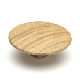 Wooden Cabinet Knob Split Design 64mm Oak Finish