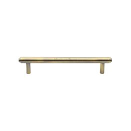 Heritage Brass Cabinet Pull Stepped Design 128mm CTC Antique Brass finish