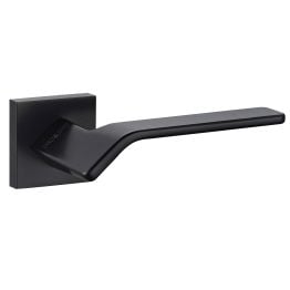 SPECIAL ORDER Oro&Oro Frana Lever Door Handle on Square Rose - Matt Black