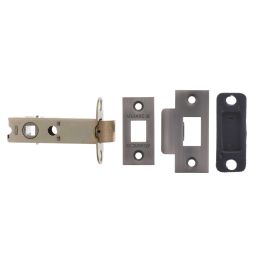 Atlantic Heavy Duty Bolt Through Tubular Latch 3" - Matt Gun Metal