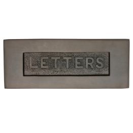 Heritage Brass Embossed Letterplate Matt Bronze finish