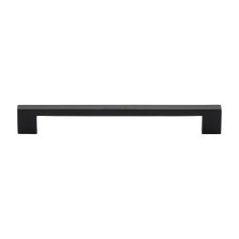 Heritage Brass Cabinet Pull Metro Design 192mm CTC Matt Black Finish