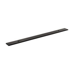 Millhouse Brass Long Wide Cabinet Handle Backplate 160mm - Matt Black