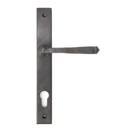 External Beeswax Avon Slimline Lever Espag. Lock Set