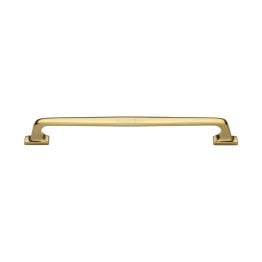 Heritage Brass Door Pull Handle Durham Design 345mm Polished Brass Finish