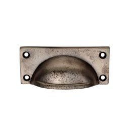 Square Plate Cup Handle - Pewter Effect