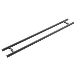 Three One Six Guardsman Pull Handles 1200x32x1000mm Back to Back Black - By Frelan Hardware - JMB521C