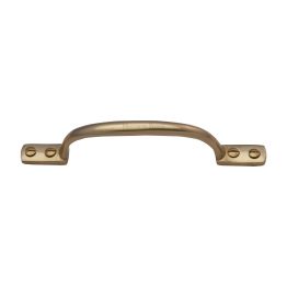 Heritage Brass Pull Handle Russell Design 152mm Polished Brass finish