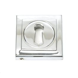 Polished Chrome Round Escutcheon (Square)