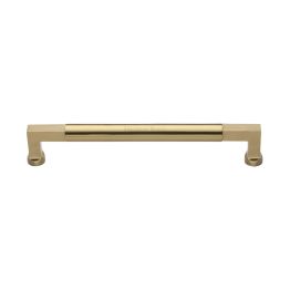 Heritage Brass Door Pull Handle Bauhaus Design 330mm&nbsp;Satin Brass Finish