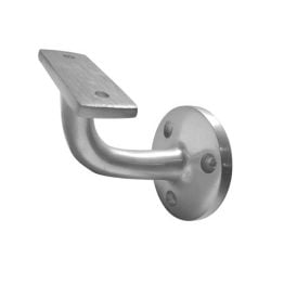 Aluminium Hand Rail Brackets 63mm Satin Anodised Aluminium - By Frelan Hardware - J1413A