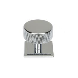 Polished Chrome Brompton Cabinet Knob - 38mm (Square)