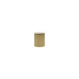 Millhouse Brass Battersea Linear Cylinder Cabinet Knob Handle - Satin Brass