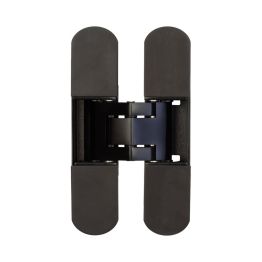 Ghost 140mm 3D Concealed Hinge Black - By Frelan Hardware - CH60MB