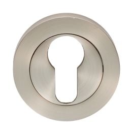 Euro Profile Escutcheon - Satin Nickel