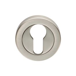 Euro Escutcheon - Satin Nickel