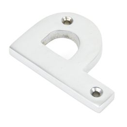 Satin Chrome Letter P