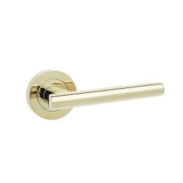 Petra Door Handles Brass Finish - By Frelan Hardware - JV508PVD