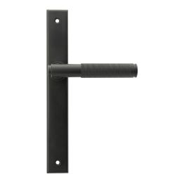 Matt Black Brompton Slimline Lever Espag. Latch Set