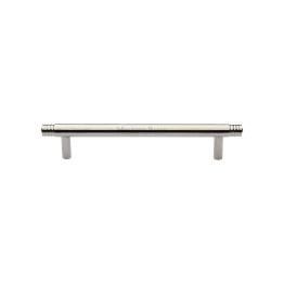 Heritage Brass Cabinet Pull Contour Design 128mm CTC Polished Nickel finish