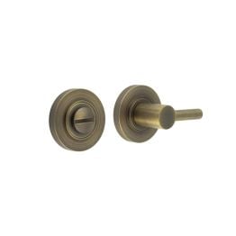 Burlington Easy Turn & Release Plain Rose Antique Brass - By Frelan Hardware - BUR-82AB-50AB