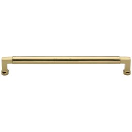 Heritage Brass Cabinet Pull Bauhaus Design 320mm CTC Polished Brass Finish