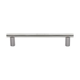 Heritage Brass Door Pull Handle&nbsp;Round Bar Design 336mm Satin Nickel Finish