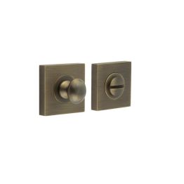 Burlington Turns & Releases Inner 1 Square Plain Rose Antique Brass - By Frelan Hardware - BUR-80AB-150AB