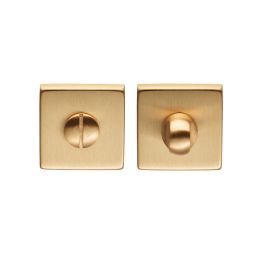 Square Standard Turn And Release - Satin Brass