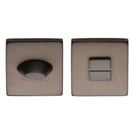 Heritage Brass Square Thumbturn & Emergency Release Matt Bronze finish